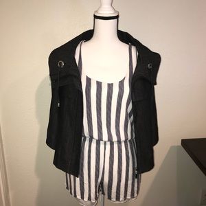 Fabrik Womans Denim/ White Romper